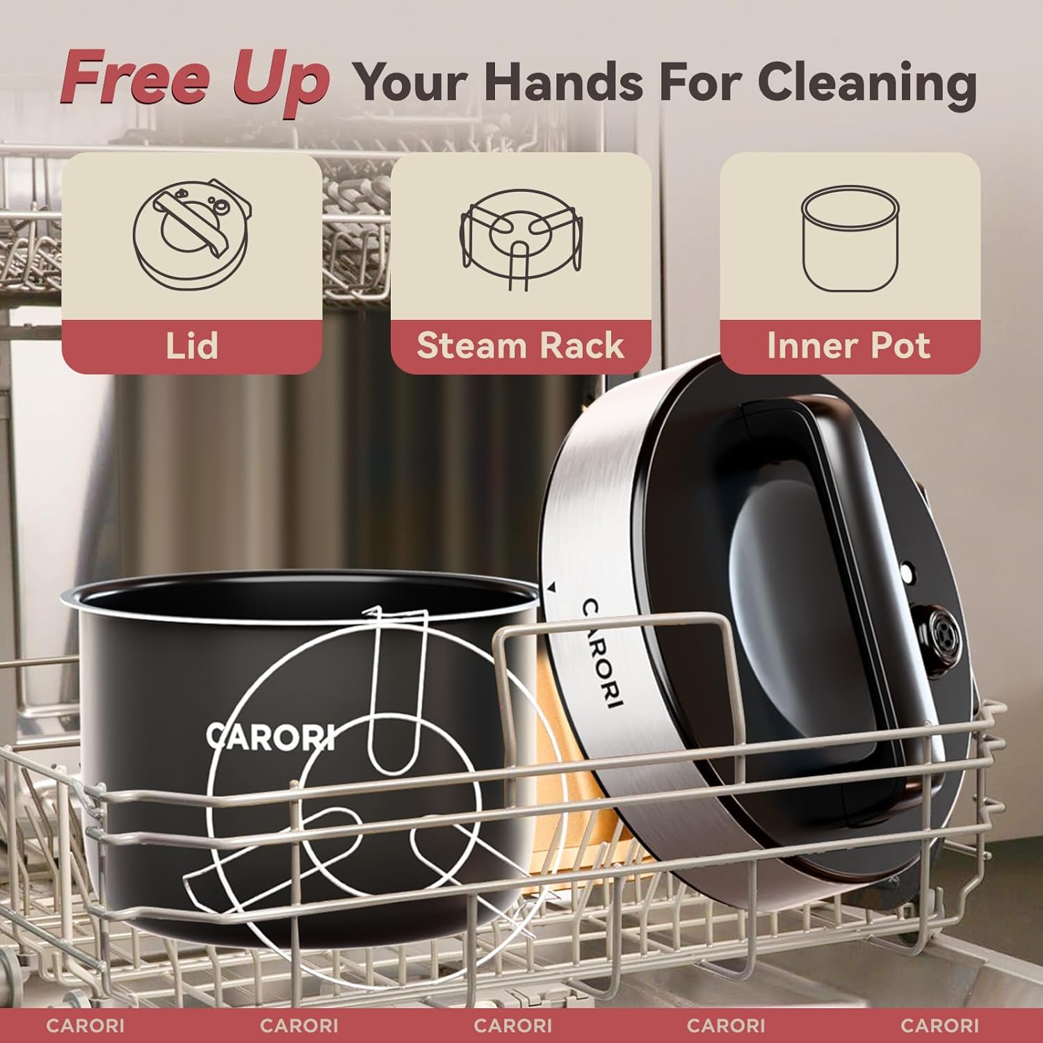 Instant Pot Duo 7-in-1 Electric Pressure Cooker, Slow Cooker, Rice, Steamer, Sauté, Yogurt Maker, Warmer & Sterilizer, Includes App With Over 800 Recipes, Stainless Steel, 6 Quart